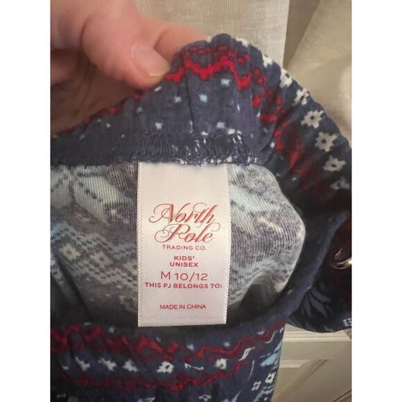 North Pole Christmas Reindeer PJs size 10/12 - Picture 4 of 6
